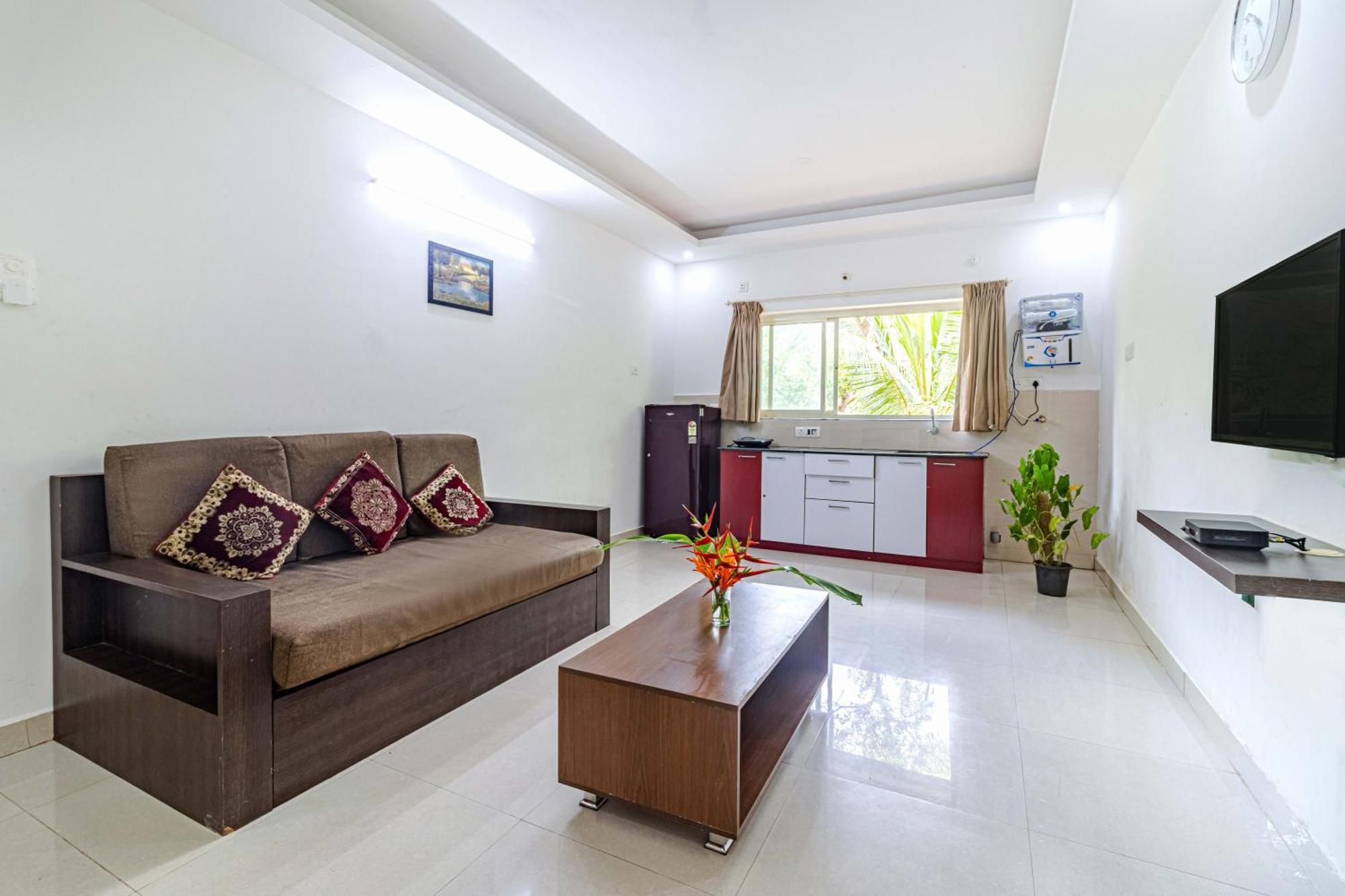 4Bhk Sparkling Apartment Near Beach Pool & Bar 2Bhkx2 Vagator Værelse billede
