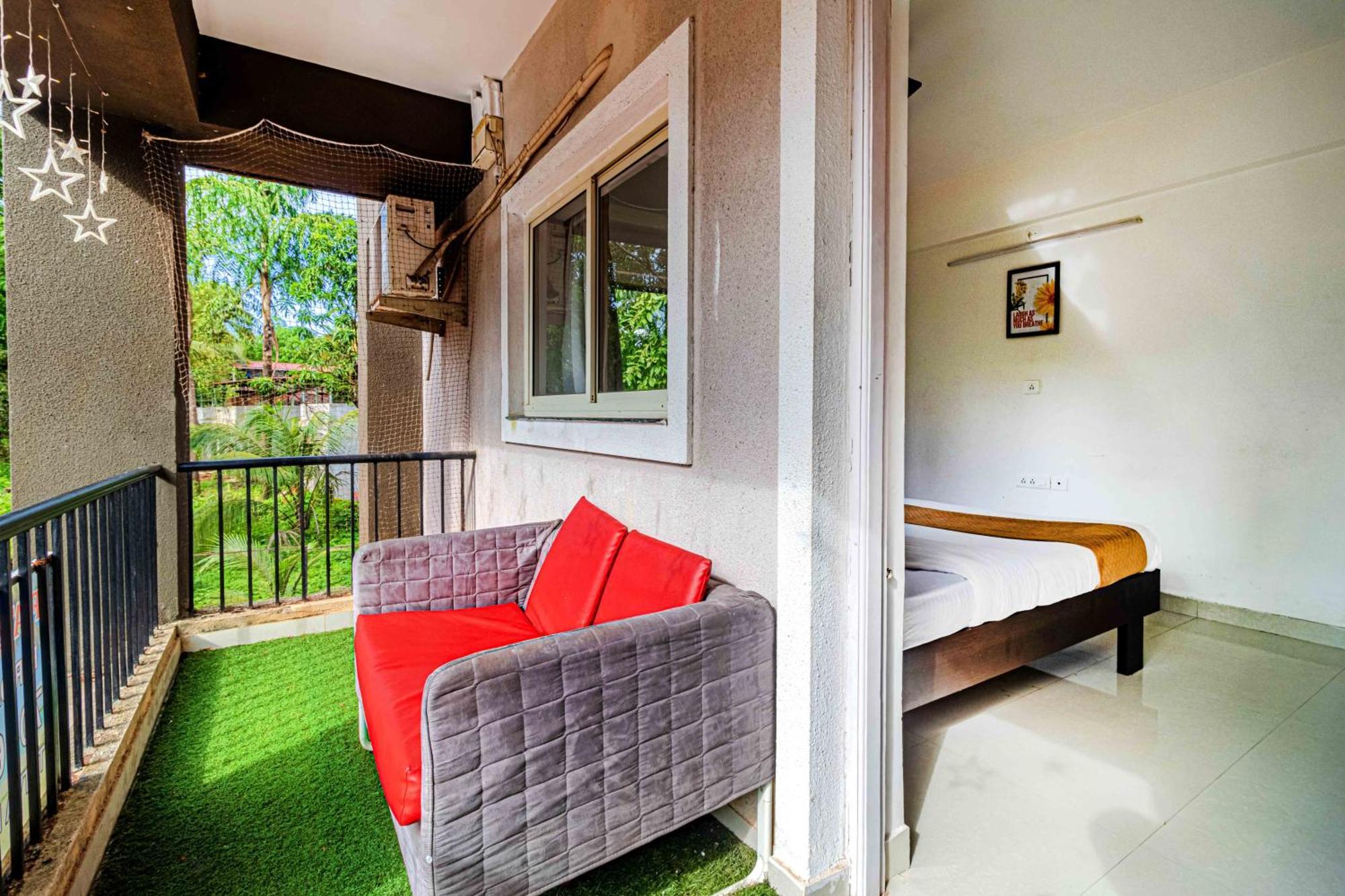 4Bhk Sparkling Apartment Near Beach Pool & Bar 2Bhkx2 Vagator Værelse billede