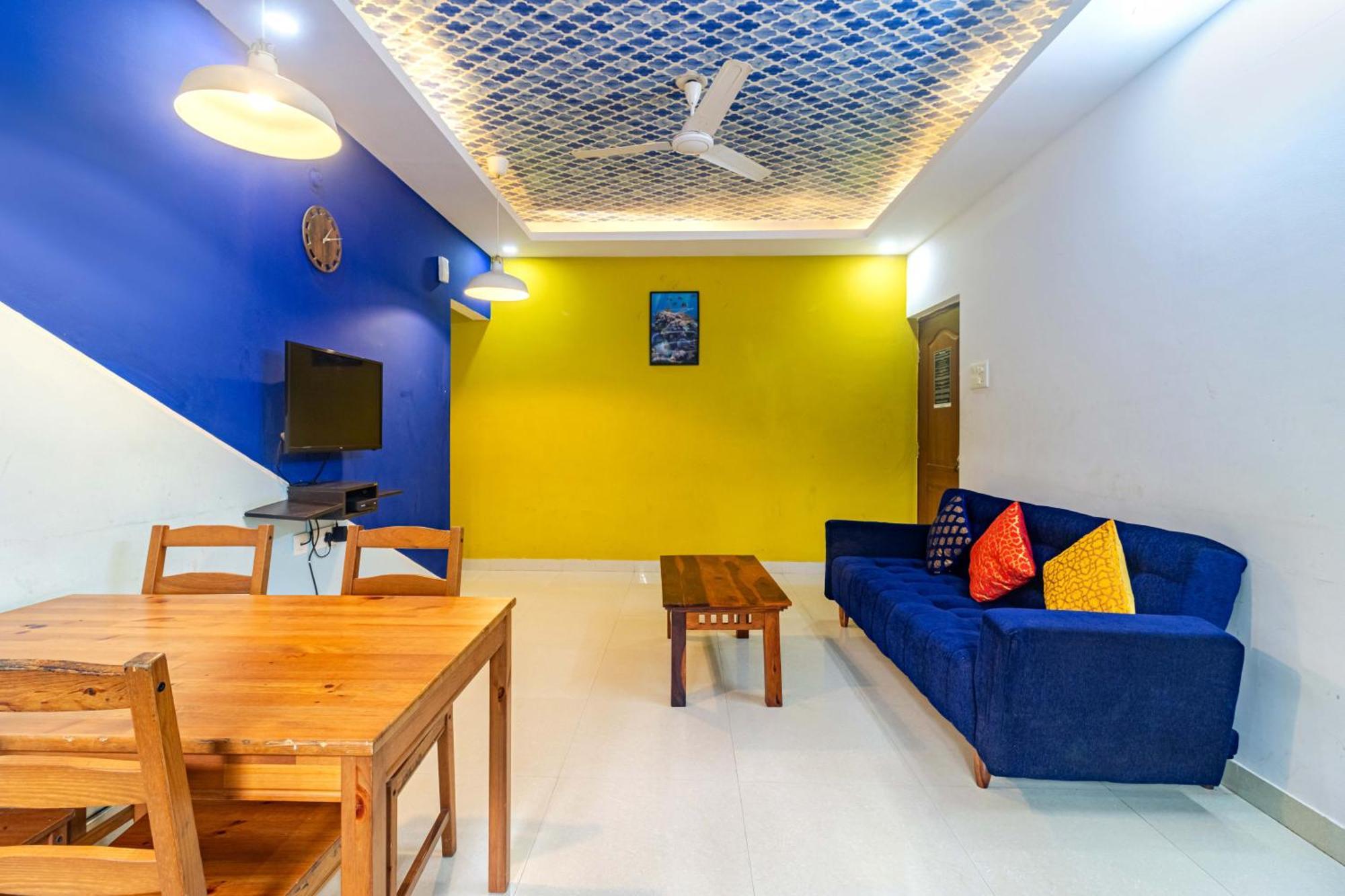 4Bhk Sparkling Apartment Near Beach Pool & Bar 2Bhkx2 Vagator Værelse billede