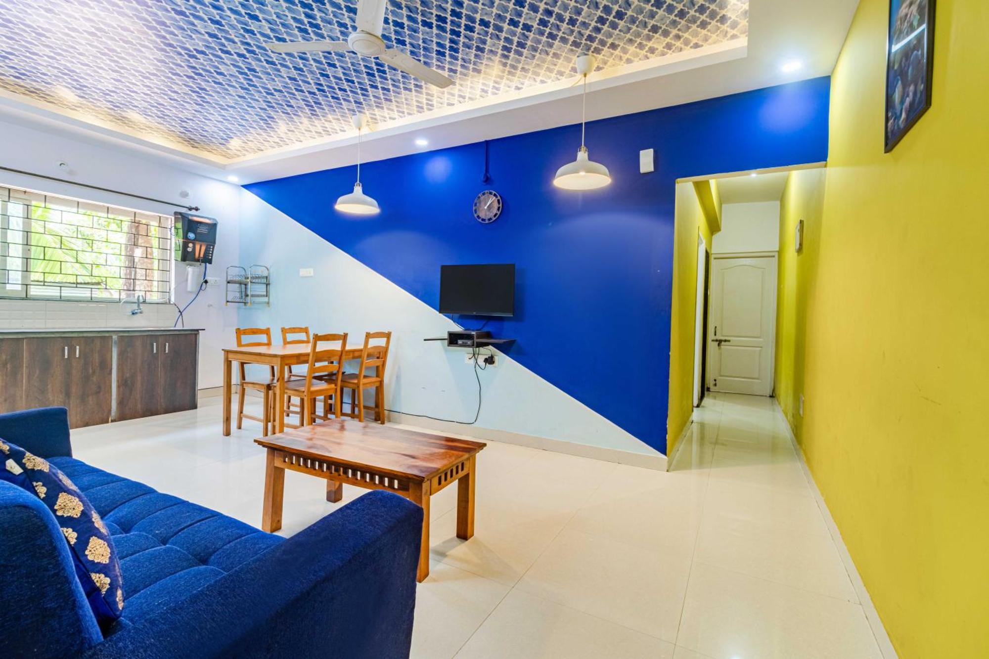 4Bhk Sparkling Apartment Near Beach Pool & Bar 2Bhkx2 Vagator Værelse billede