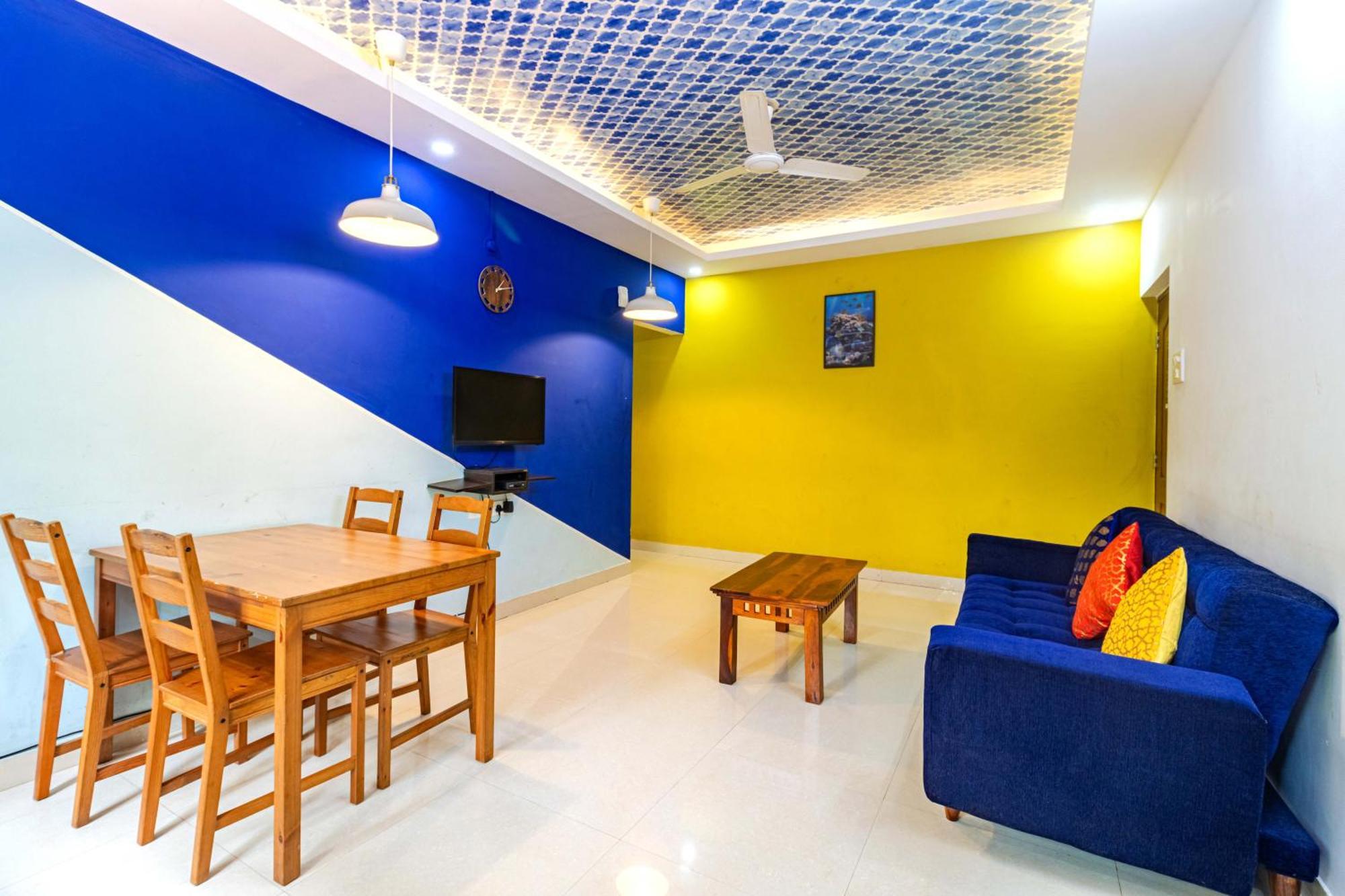 4Bhk Sparkling Apartment Near Beach Pool & Bar 2Bhkx2 Vagator Værelse billede