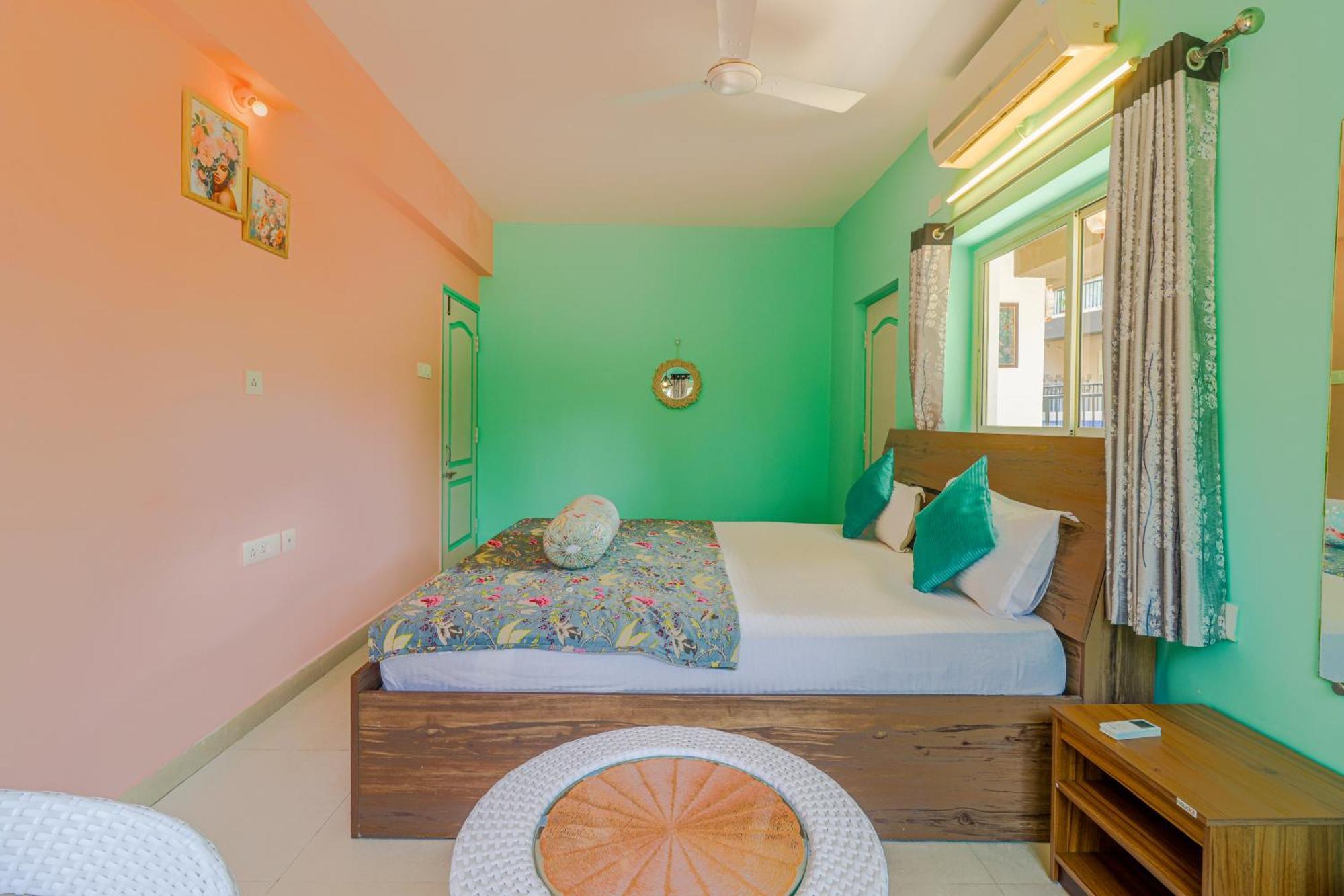 4Bhk Sparkling Apartment Near Beach Pool & Bar 2Bhkx2 Vagator Værelse billede
