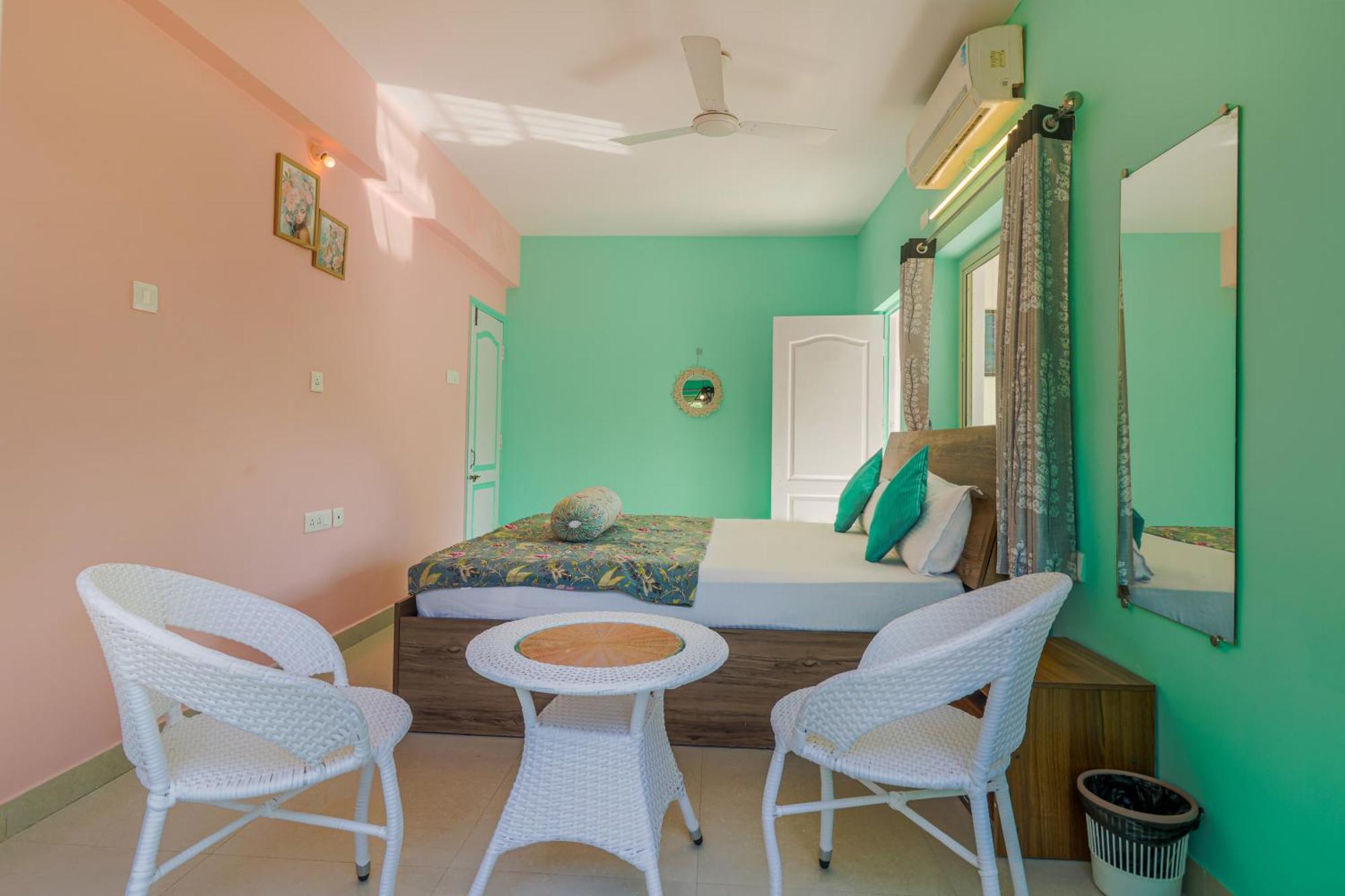 4Bhk Sparkling Apartment Near Beach Pool & Bar 2Bhkx2 Vagator Værelse billede